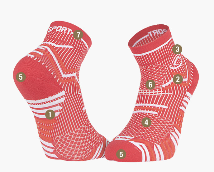 Socks Trail Ultra black/grey